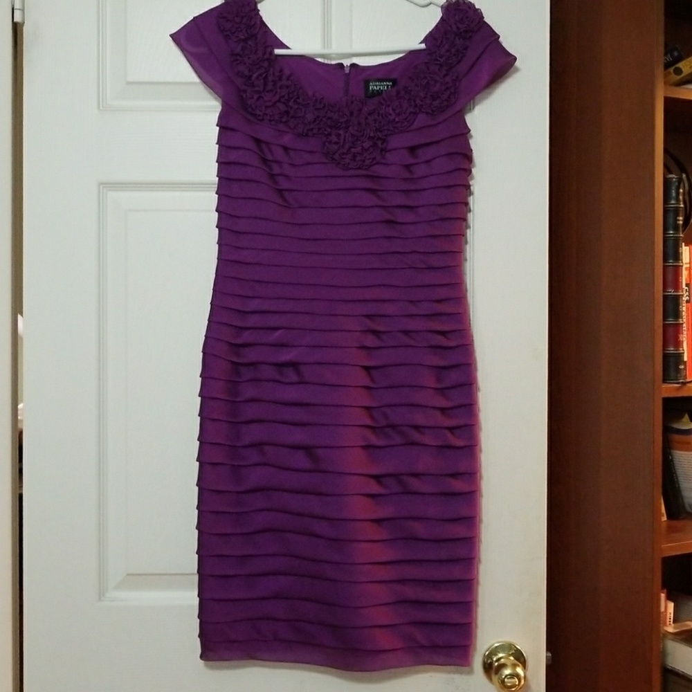 Purple cocktail/evening dress